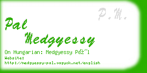 pal medgyessy business card